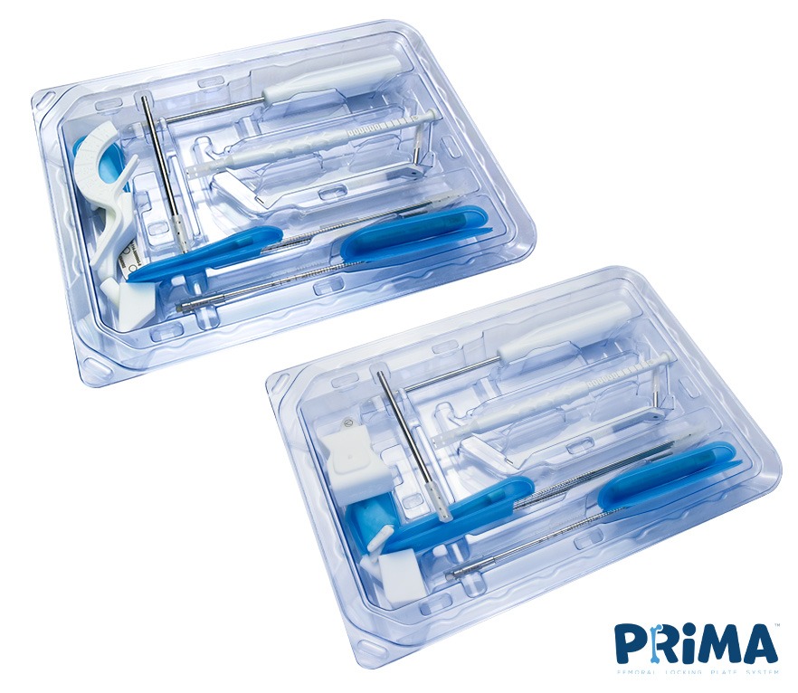 PRIMA Femoral Locking Plate System Single Use Sterile Disposable instrument trays
